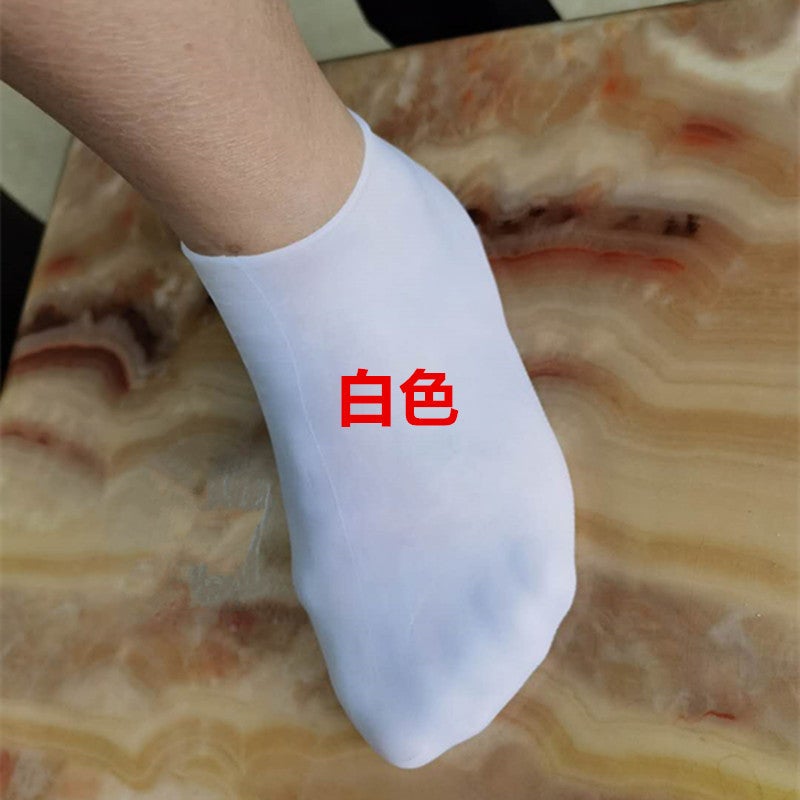 Generic Silicone Sock Covers Beach Sleep Thickened Foot Protectors M pink 35-37  - Image 2