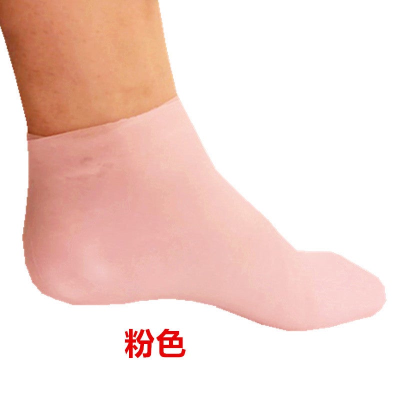 Generic Silicone Sock Covers Beach Sleep Thickened Foot Protectors M pink 35-37  - Image 4