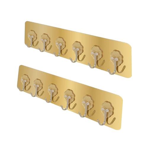 KBS Self Adhesive PVC Wall Hanger Hooks (Pack of -2) for Hanging Clothes,Photo Frame,Key Home Kitchen Tools Office Bathroom Bedroom Products Door Organizers Accessories Items - Image 1