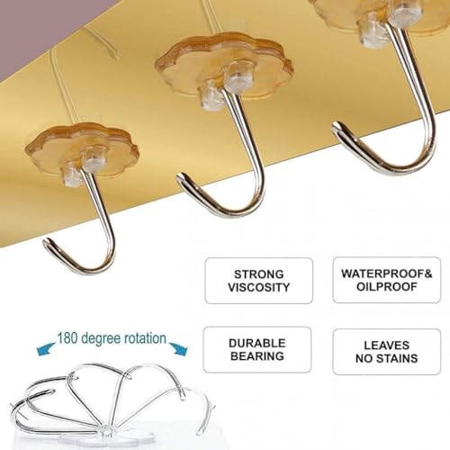 KBS Self Adhesive PVC Wall Hanger Hooks (Pack of -2) for Hanging Clothes,Photo Frame,Key Home Kitchen Tools Office Bathroom Bedroom Products Door Organizers Accessories Items - Image 4