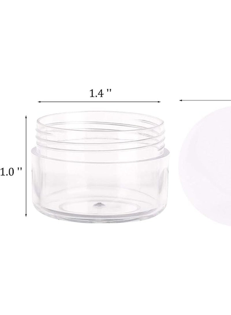 Clear Plastic Jars, 30 Pack, 20G, Clear Plastic Jars For Cream, Lotion, Cosmetics, White - Image 3