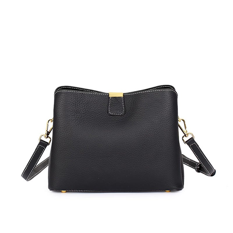 Women'S Bag Crossbody Bag Women'S Leather Women'S Bag Niche Design Shoulder Bag All-Match Commuter Handbag - Image 1