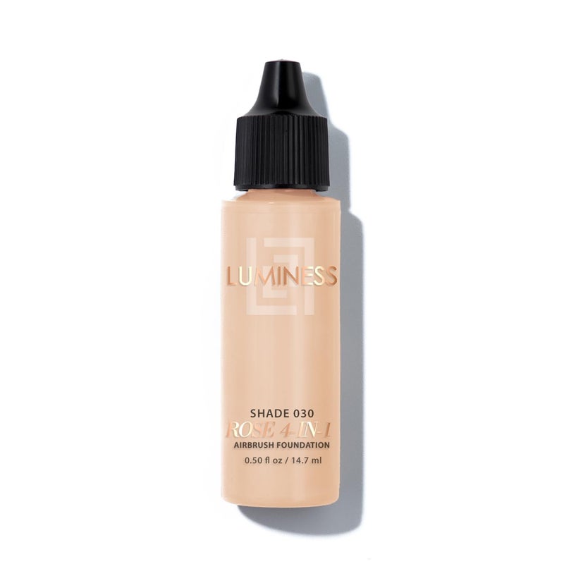 LUMINESS Rose 4-in-1 Airbrush Foundation - Shade 030, 0.50 oz - Image 1