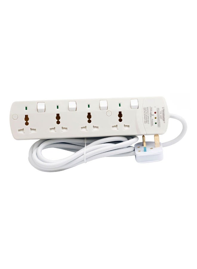 Terminator Terminator TPB‑4ASP – 4‑Way 3M Switched Power Extension Lead  - Image 1