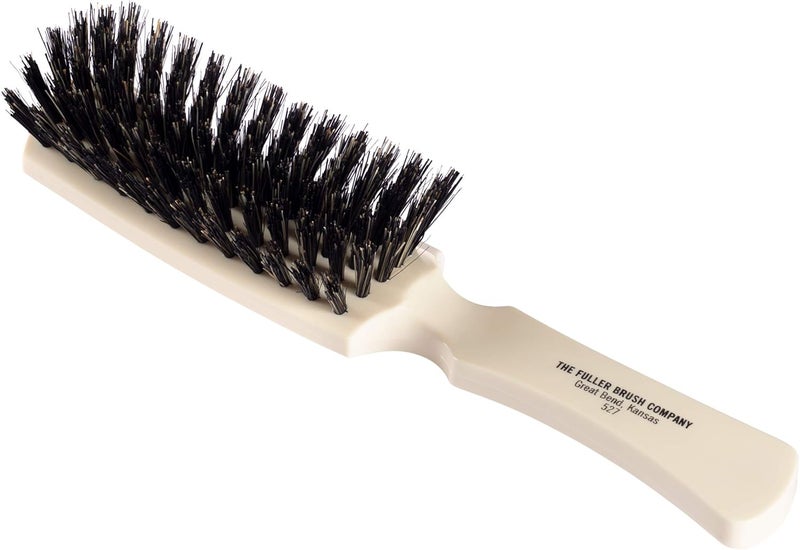Fuller Brush Lustre Professional Hairbrush  6 Row Styling Hair Brush  Volumizer wNatural Boar Bristle For Smoothing All Hair Types