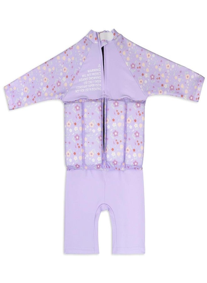 Splash About Kids Sleeved Floatsuit, Lilac Spring, 2-4 Years - Image 3