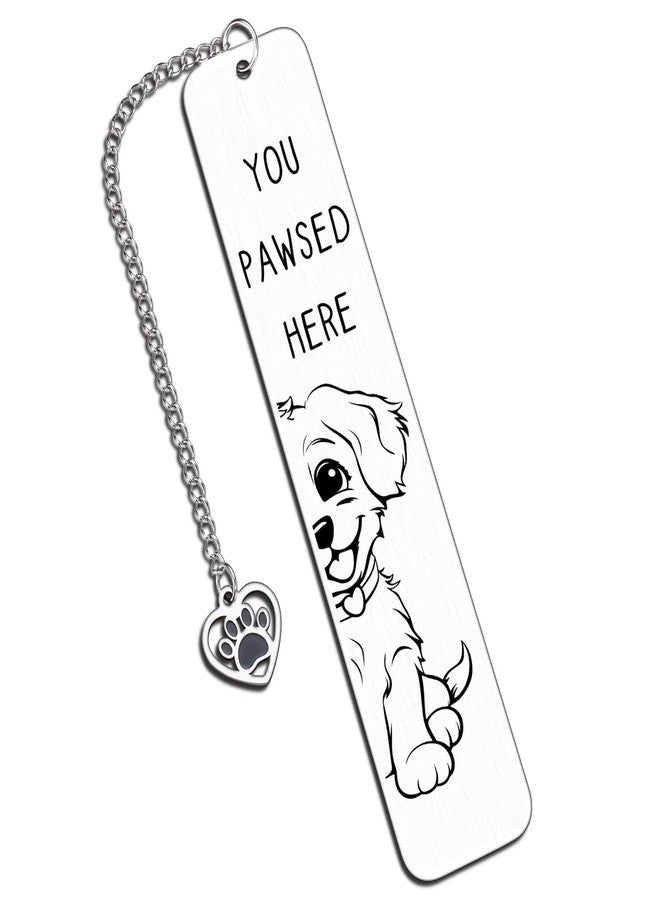 Vanlovemac Dog Bookmark Easter Gifts for Women Book Marks for Reading Women Men Book Lovers Gift for Women Dog Lovers Dog Mom Gifts for Her Golden Retriever Gift Readers Bookworm Bookish - Image 1