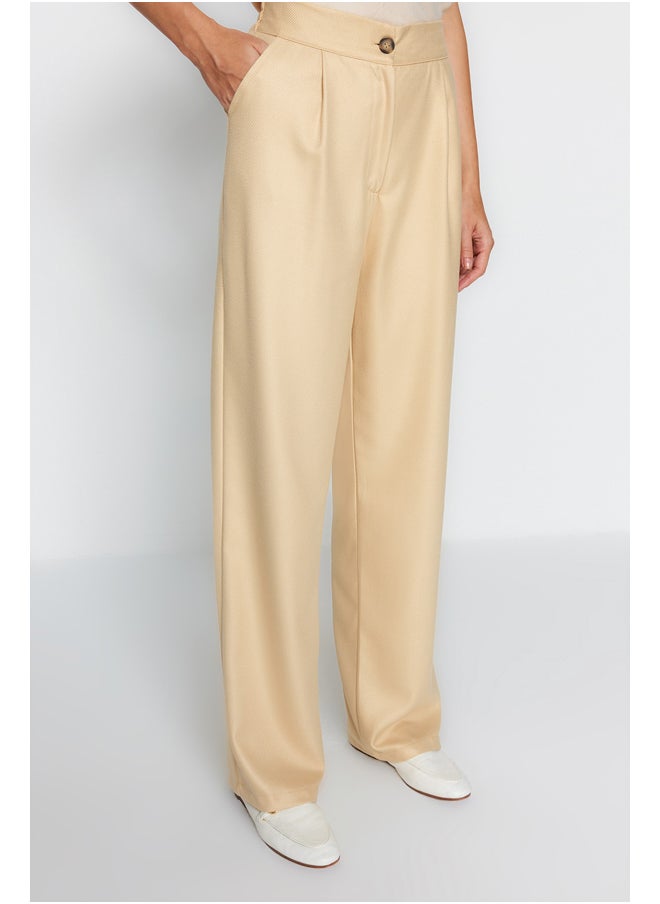 trendyol - Pants - Beige - Straight - Image 1