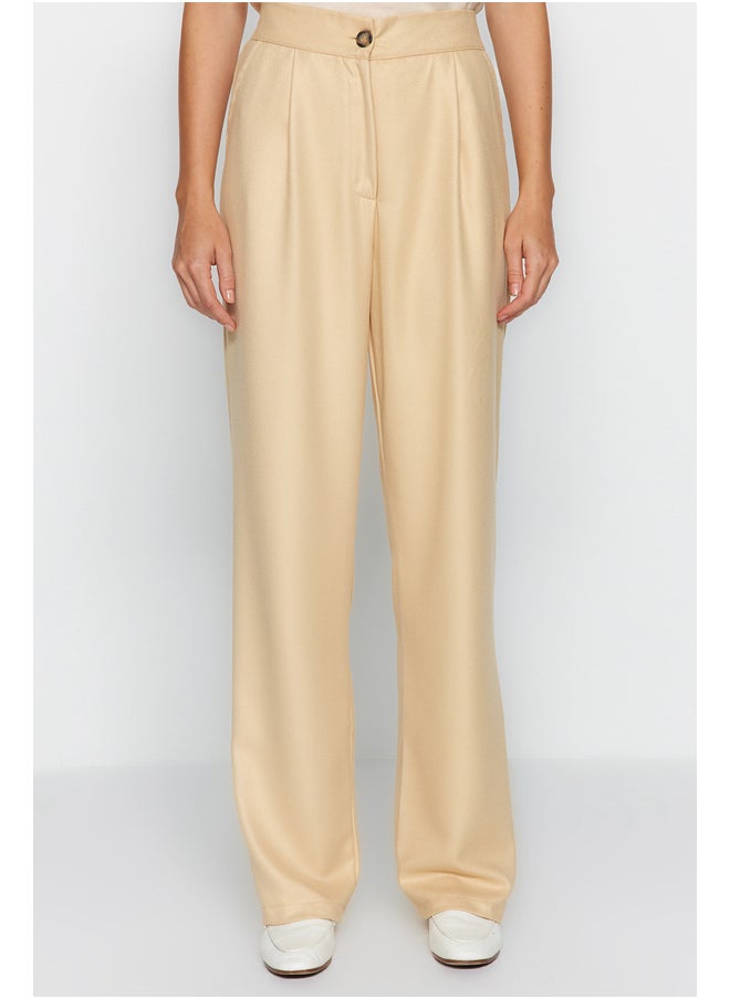 trendyol - Pants - Beige - Straight - Image 1