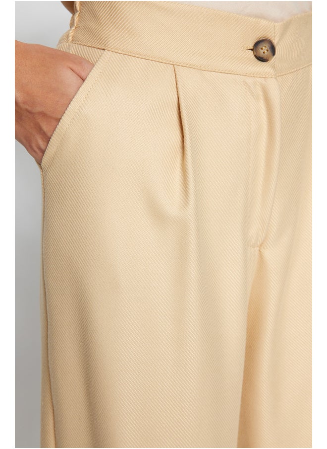 trendyol - Pants - Beige - Straight - Image 1