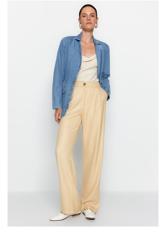 trendyol - Pants - Beige - Straight - Image 1