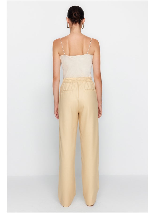trendyol - Pants - Beige - Straight - Image 1