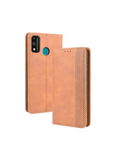 Zaboon Case For Huawei Honor 9X Lite Magnetic Buckle Retro Crazy Horse Texture Horizontal Flip Leather Case , with Holder & Card Slots & Photo Frame  - Image 1