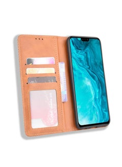 Zaboon Case For Huawei Honor 9X Lite Magnetic Buckle Retro Crazy Horse Texture Horizontal Flip Leather Case , with Holder & Card Slots & Photo Frame  - Image 5