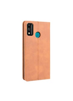Zaboon Case For Huawei Honor 9X Lite Magnetic Buckle Retro Crazy Horse Texture Horizontal Flip Leather Case , with Holder & Card Slots & Photo Frame  - Image 3