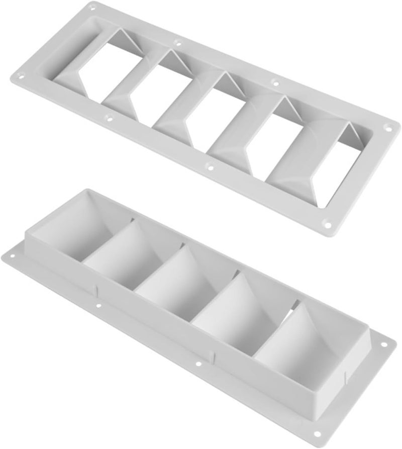 Multi Purpose Ventilation Grille ABS Marine Grade Vent Systems Louvered Boat Air Vent Cover for Trailers Outdoor Use ABS Ventilation Grille - Image 5