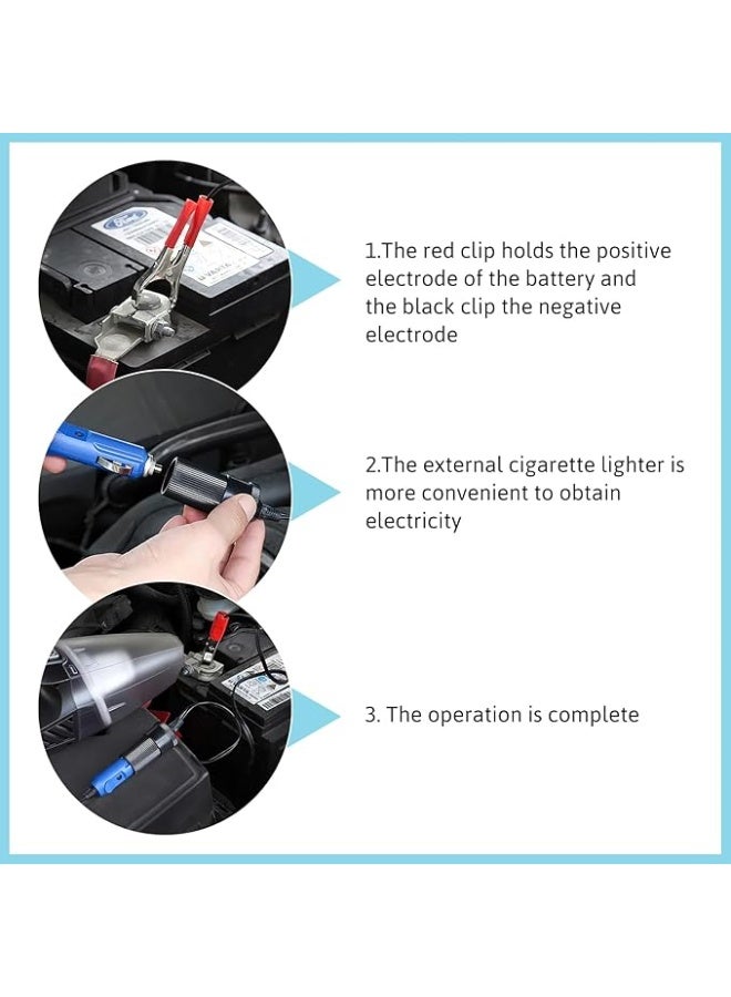 Car Battery Alligator Clips to Cigarette Lighter Socket - 12V/24V Power Converter - Heavy Duty Insulated Battery Clamp Extension for Camping, Cars, and Boats. - Image 4