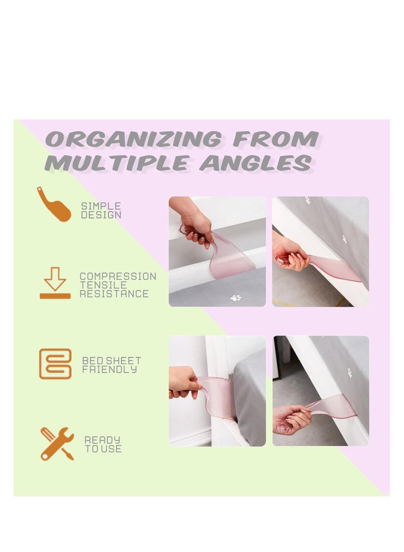 Barakah Bed Maker and Mattress Lifter Tool Sheet Tucker Wedge Easily Lift and Hold The for Changing Sheets, Plastic Making with Gear for Cleaning 2 Pack - Image 3