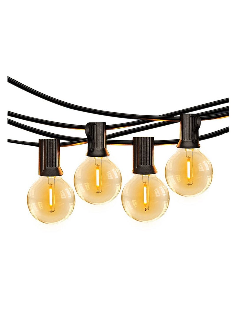 Cool Baby COOLBABY Outdoor Garden String Lights 25Ft G40 Outdoor Lights with 25 Bulbs 1 Spare Bulb for Backyard Balcony Cafe Party Home Decor Waterproof Patio Lights  - Image 1