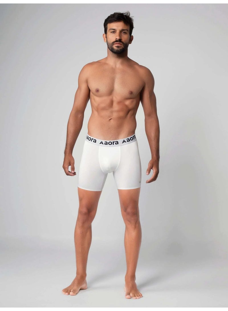 Aora Performance Boxer for Men – Moisture-Wicking Athletic Boxer Briefs – Breathable Stretch Fit Underwear for Daily Comfort & Training – Soft Sweat-Resistant Men’s Underwear (Black) - Image 1