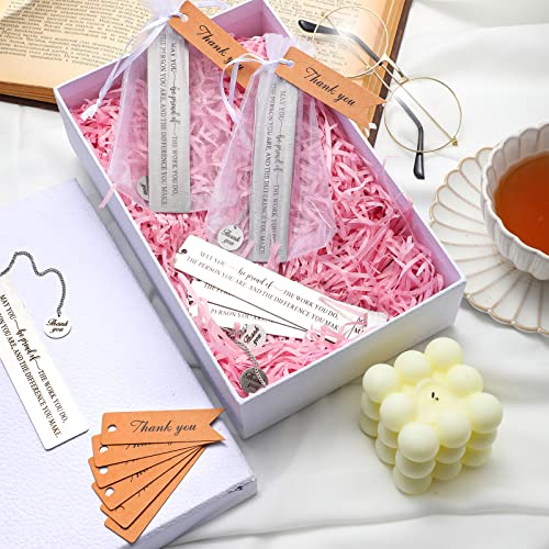 Geosar 108 Pcs Employee Appreciation Gifts Teacher Bookmarks Include 36 May You Be Proud Bookmarks 36 Thank You Cards 36 Gift Bags Set for Surgical Tech Nurse Coworker Librarian Volunteers - Image 5