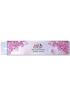 Pana 10Pcs Pana Jumbo Doublesided Emery Nail File For Manicure Pedicure Natural And Acrylic Nails White (Grit 100180)  - Image 5