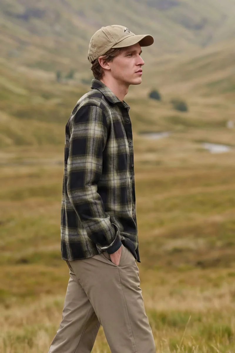 ديفاكتو 100% Cotton Flannel Shirt