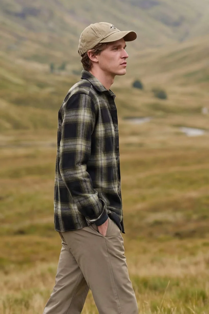 ديفاكتو 100% Cotton Flannel Shirt