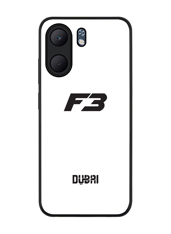 Stylizedd For Oppo A5x 5G / A5x 4G Case,Slim fit Camera Protection, Shockproof Thin Phone cover  -  Faz3 Dubai White