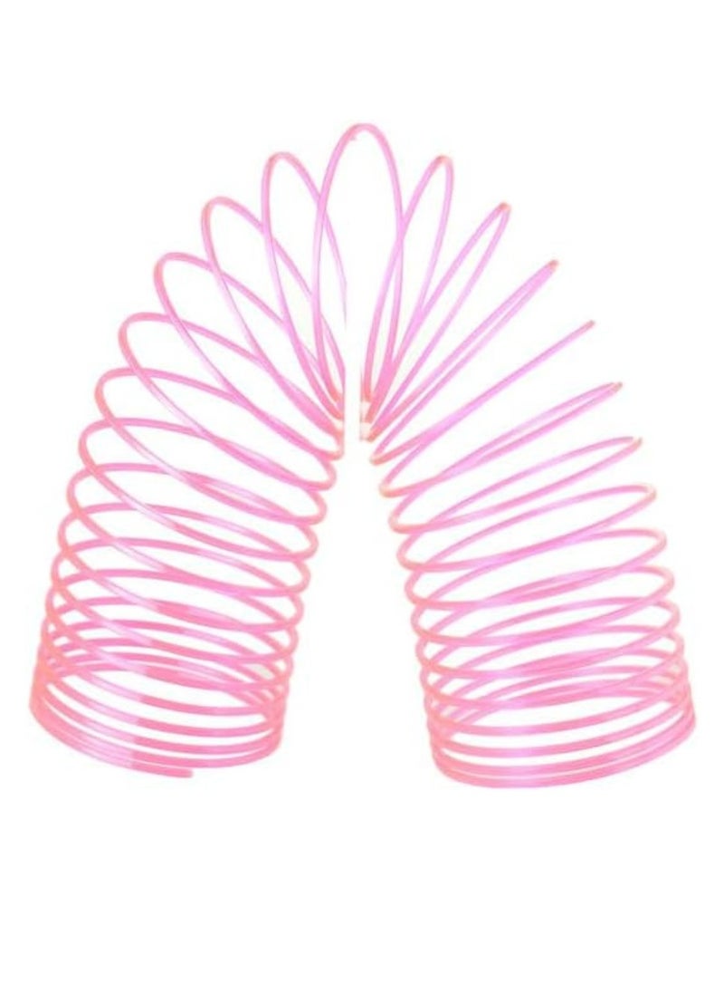 Generic Magic springs in the shape of a circle for children - pink - plastic 