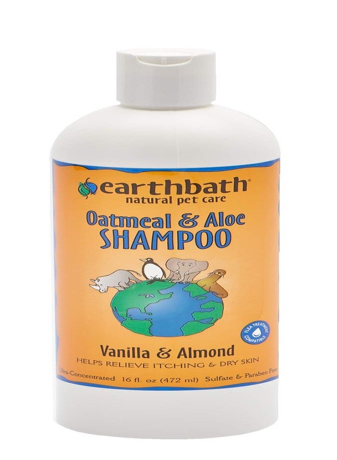 earthbath, Oatmeal & Aloe Dog Shampoo - Oatmeal Shampoo for Dogs, Itchy, Dry Skin Relief, Dog Wash, Made in USA, Cruelty Free Pet Shampoos - Vanilla & Almond, 16 Oz (2 Pack) - Image 4