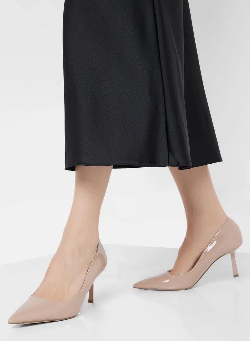 STEVE MADDEN Brynnn Pointed Toe Mid Heel  Pumps