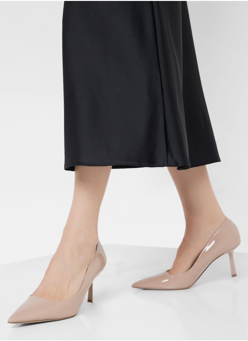 STEVE MADDEN Brynnn Pointed Toe Mid Heel  Pumps  - Image 5