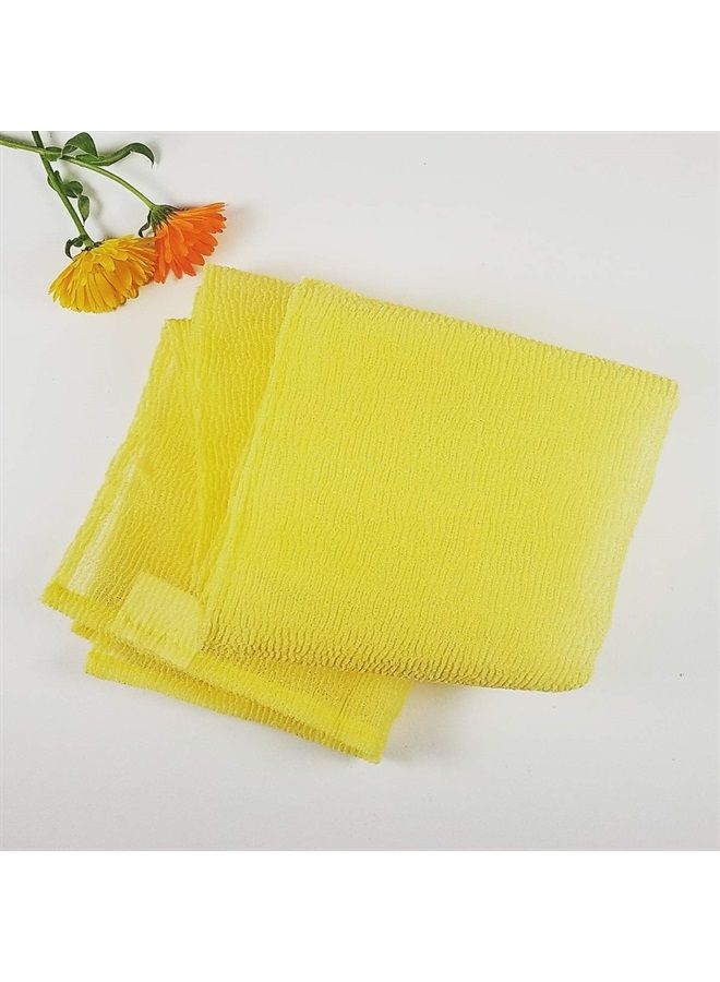Missamé Nylon Back Towel Scrubber, Bath and Shower Wash Cloth for Smooth Beautiful Skin (1-Pack) - Image 1
