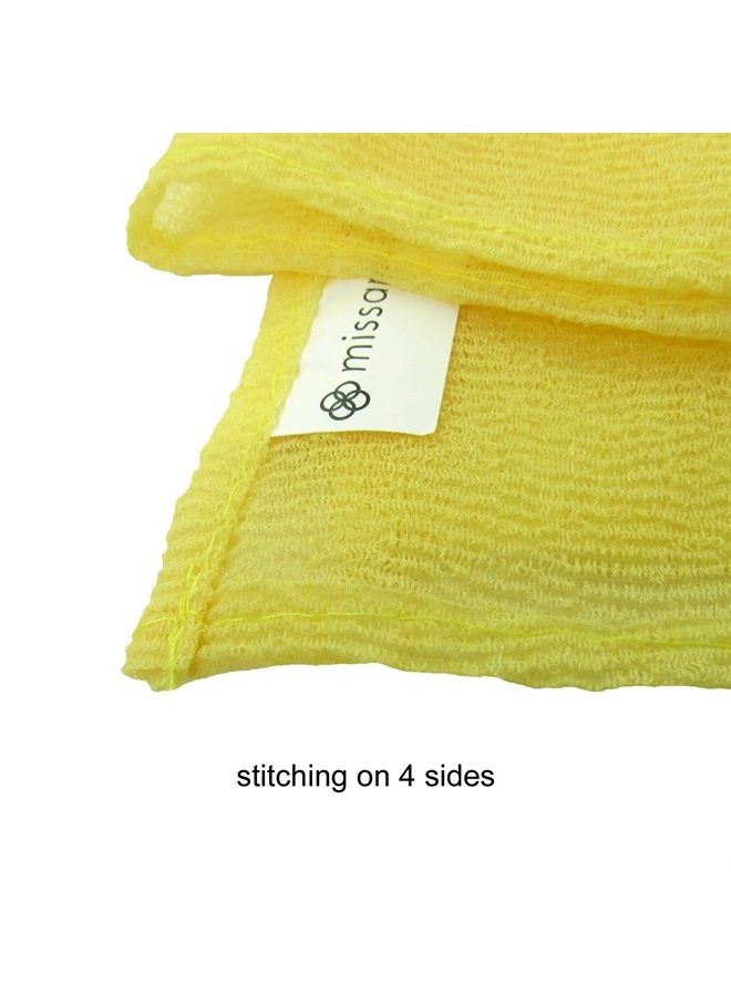 Missamé Nylon Back Towel Scrubber, Bath and Shower Wash Cloth for Smooth Beautiful Skin (1-Pack) - Image 3