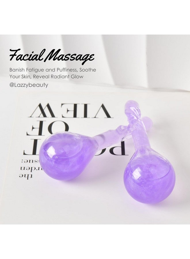 Lazzybeauty Facial Ice Globes, Ice Globe for Face Eye Neck, Skin Care Tool to Reduce Eye Puffy Face Redness Anti-aging, Cooling Ball Cryotherapy Beauty Kit - Image 2