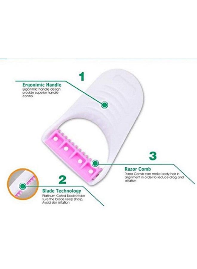 Seaspirit Max Women'S Disposable Body Shaving Razor (Pink) Pack Of 6 - Image 4