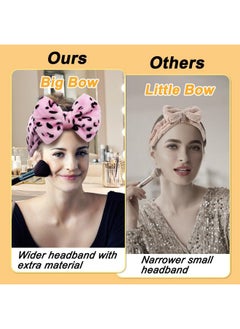 Women Fashion Lovely Soft Carol Fleece Bowknot Bow Makeup Cosmetic Shower Elastic Hair Band Hairlace Headband (Pink) - pzsku/Z369F63B1F9772B2E3302Z/45/_/1735566968/db65bcac-7f8e-4c4e-9dab-197adac5ab08