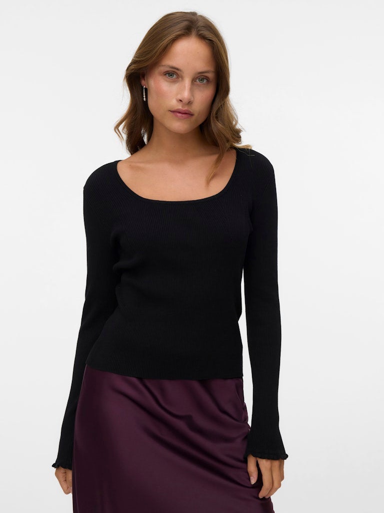 VERO MODA VMWONDER LS SQUARNECK PULLOVER - Image 3