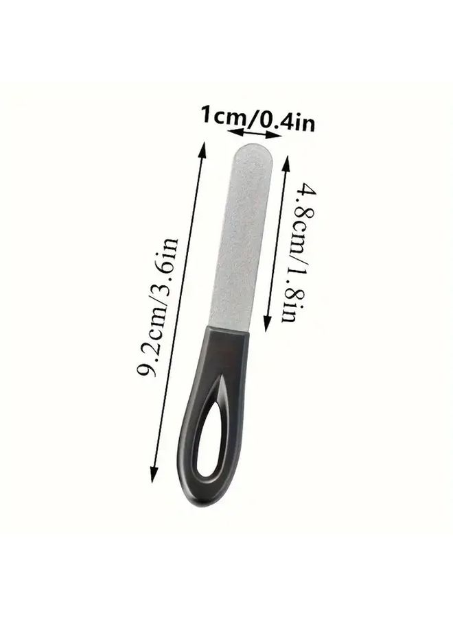 Silver Double Sided Stainless Steel Nail Clipper For Thick Cuticles - Image 5