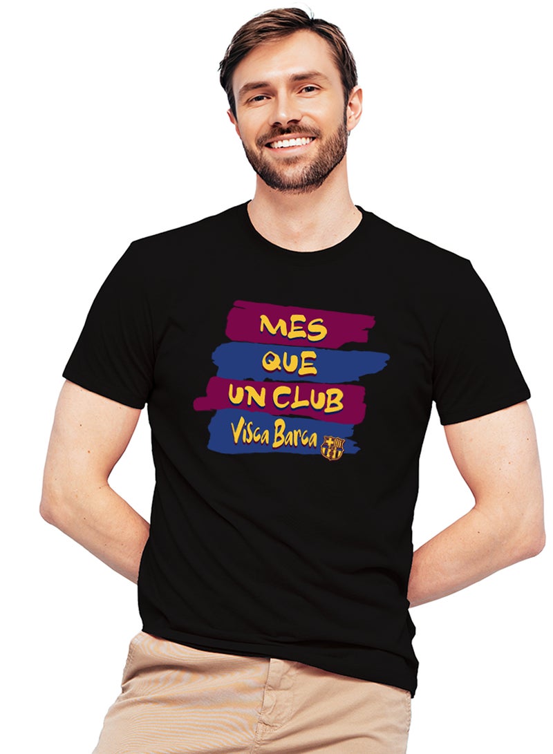 Fashion World Cotton T-shirt Printed with High-quality F.C.B - Image 1