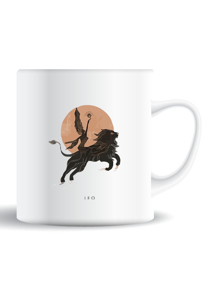 Theodor Premium Quality Two Sided Printed Coffee Mug Tea Cup Leo-01  For Home Office, Kids Men Women - Image 1