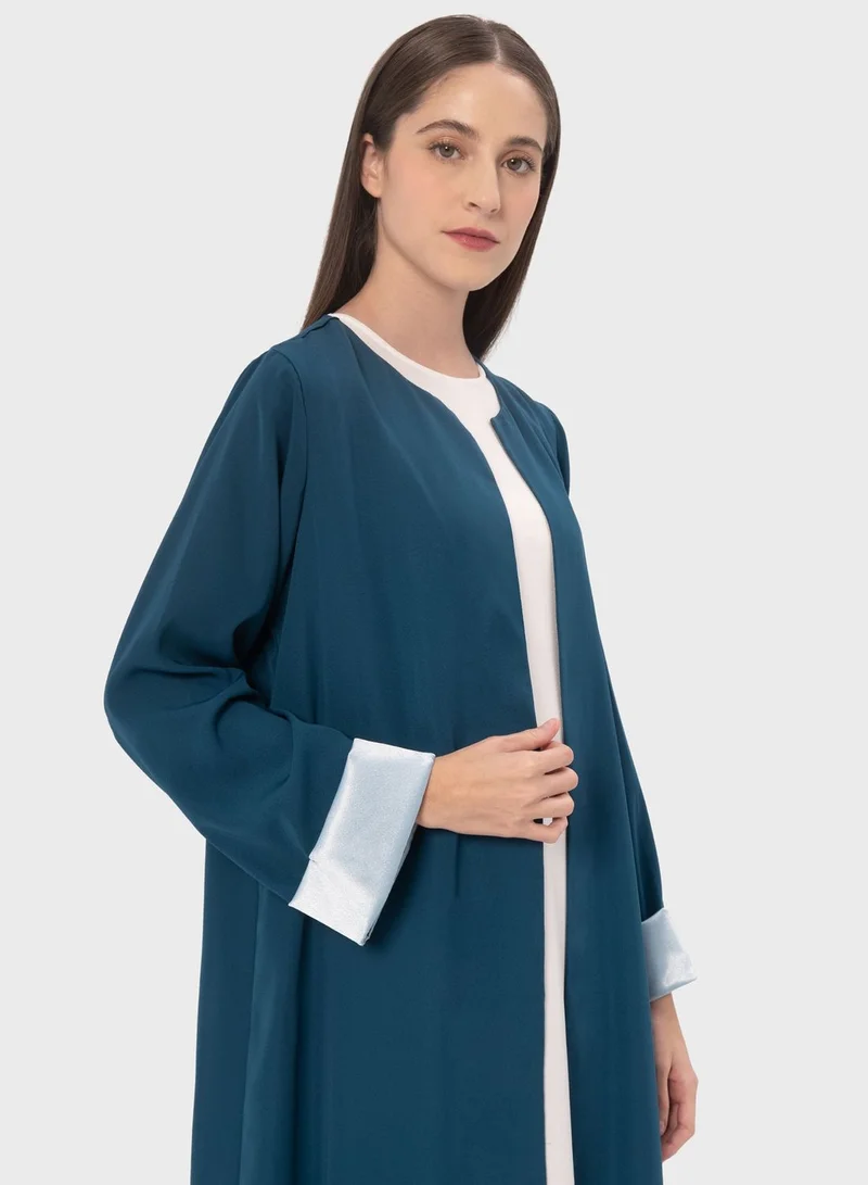 Demure Color Block Abaya