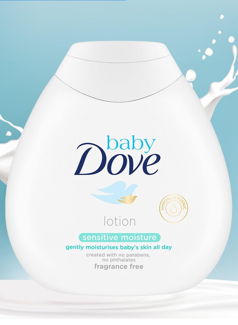 Dove Baby Dove Sensitive Moisture Fragrance Free Lotion, 200 ml - Image 1