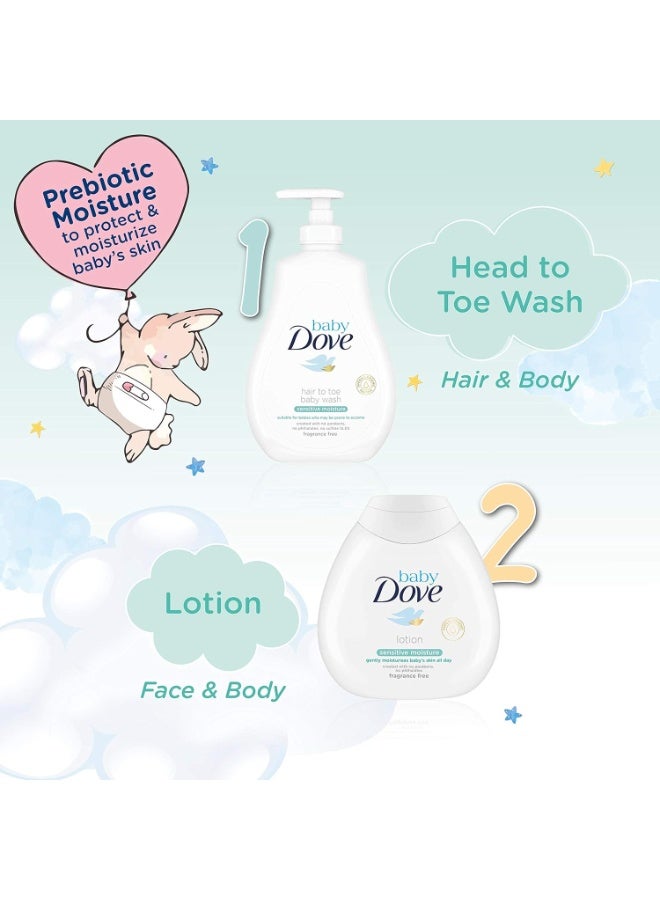 Dove Baby Dove Sensitive Moisture Fragrance Free Lotion, 200 ml - Image 4