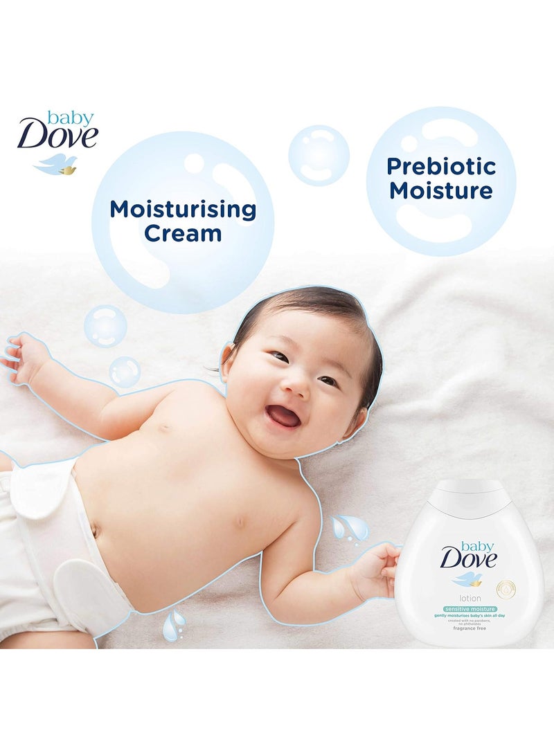 Dove Baby Dove Sensitive Moisture Fragrance Free Lotion, 200 ml - Image 3