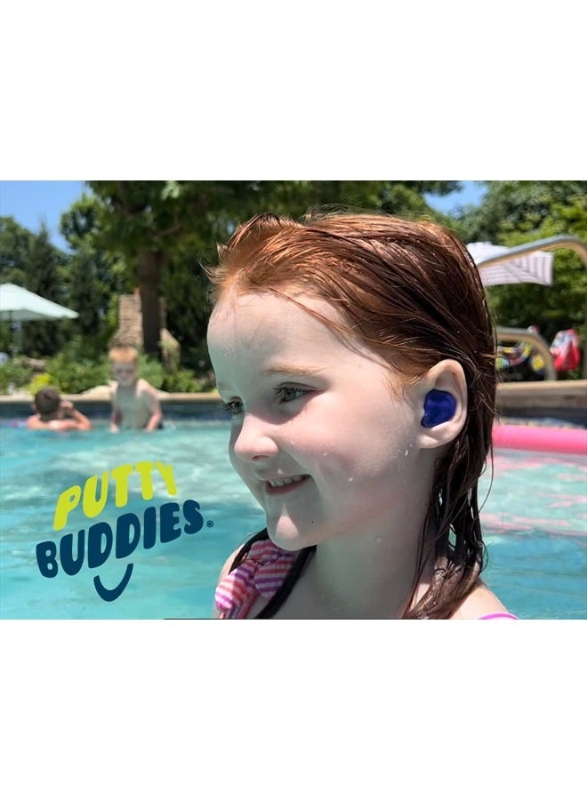 Putty Buddies Buddies Floating Earplugs 10-Pair Pack - Soft Silicone Ear Plugs For Swimming & Bathing - Invented By Physician - Keep Water Out - Premium Swimming Earplugs - Doctor Recommended (Assorted) - Image 3