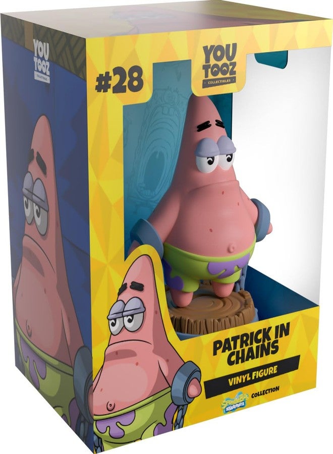 Youtooz Patrick in Chains 5.1" Vinyl Figure - Collectible Patrick in Chains Action Figure from Spongebob - Image 1