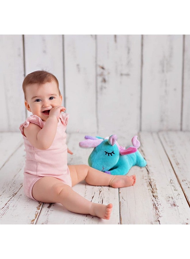 Webby Funny Unicorn Stuffed Animal Plush Soft Toy, Green 30CM - Image 3