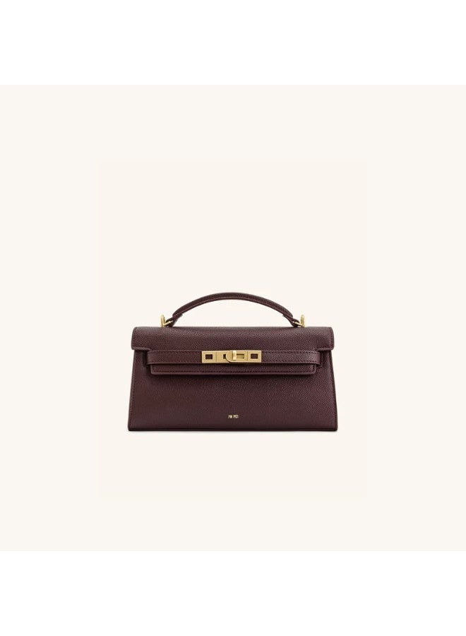 JW PEI Noor Handbag, Crocodile-Embossed Kelly Style Bag, Adjustable Shoulder Strap Purse - Image 1